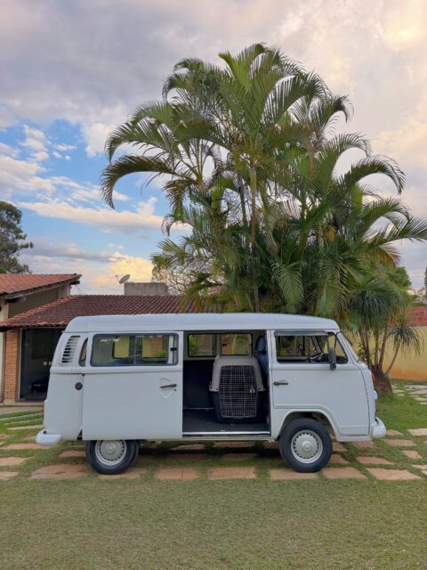 Home Buscando o conforto e segurança dos Pets, chegando a conclusão que a Kombi se encaixaria nesses requisitos! Então resolvemos investir em uma Kombi do ultimo ano que foi fabricada, super conservada, toda revisada e reformada. Temos dedicação total com os Pets. Mais um veículo de apoio, para a confiabilidade dos nossos serviços.